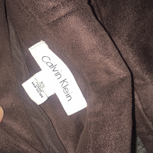 Calvin Klein suede jacket - Picture 3 of 3
